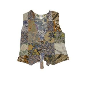 Halsey Collection Patchwork Vest - Multicolor
